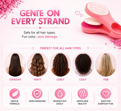 Yovot®  Washable Temporary Hair Chalk Set - Portable