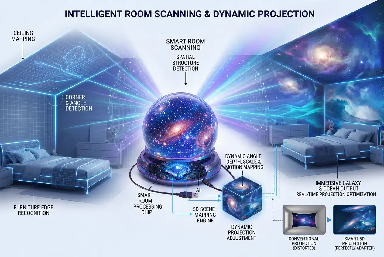 Smart Night Light Projector